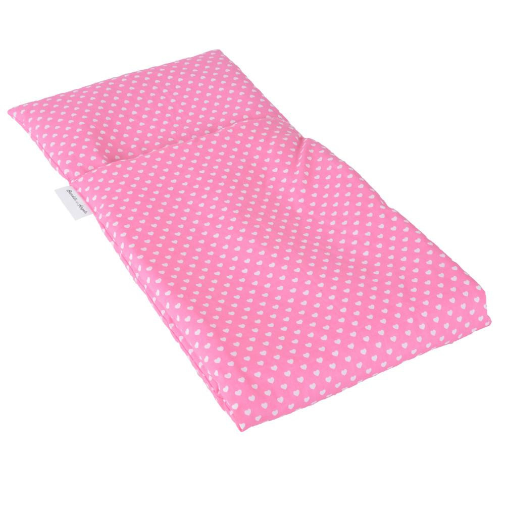 Bandits & Angels Poppendekentje licht roze - wit hartje