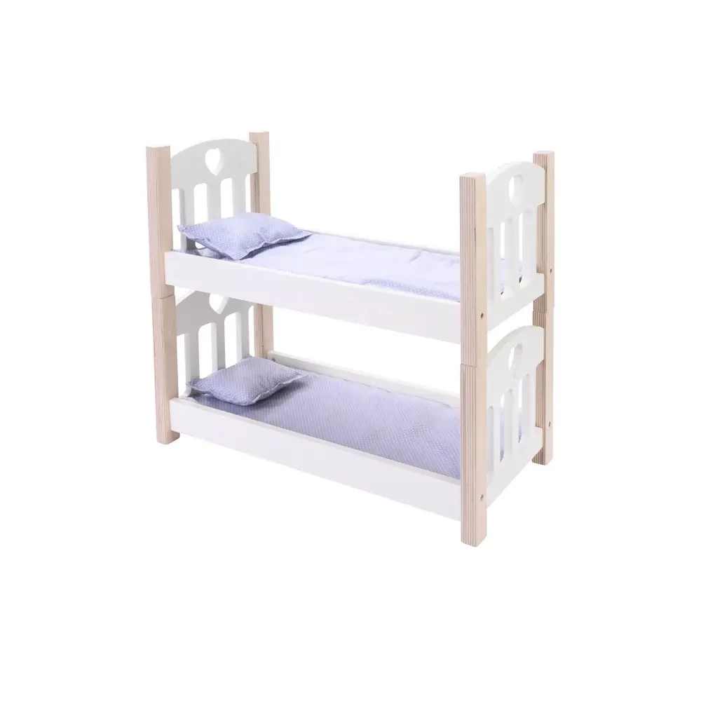 Woodtoys Stapelbed wit-grijs