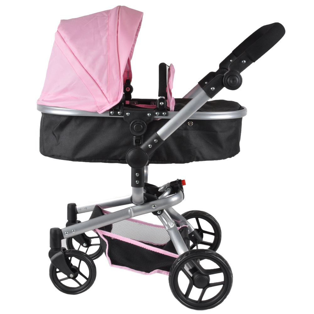 Verbonden heroïne Formuleren Poppenwagen | Black Angel 2 in 1 Softpink