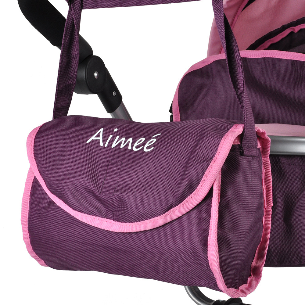 Bandits & Angels Luiertas Purple met eigen naam