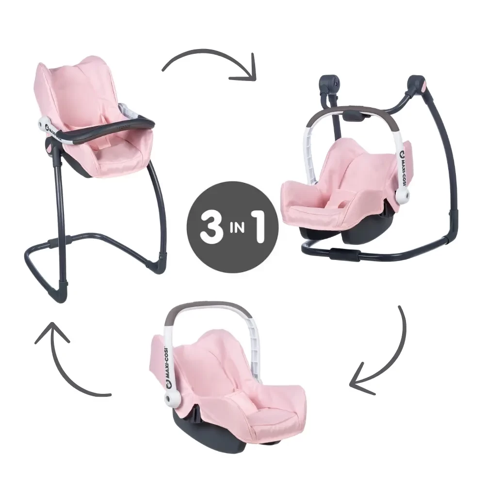  Quinny 3in1 stoel lichtroze