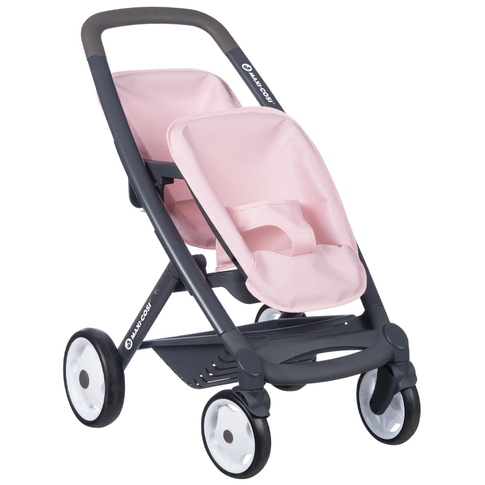 Smoby Quinny Tweeling Buggy lichtroze